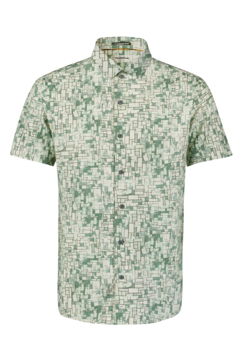 NO-EXCESS shirt short sleeve allover printed
